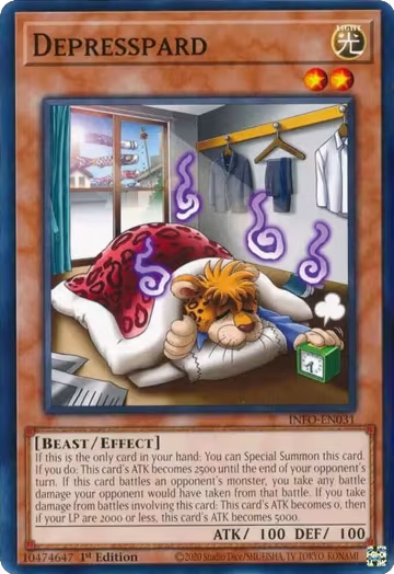 Depresspard (INFO-EN031), The Infinite Forbidden — Yu-Gi-Oh! card price