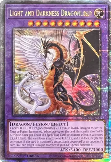Light and Darkness Dragonlord (Quarter Century Secret Rare) (INFO-EN034), The Infinite Forbidden — Yu-Gi-Oh! card price