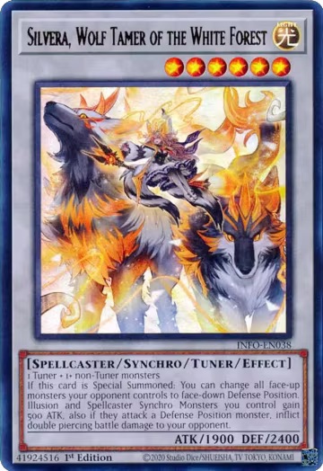 Silvera, Wolf Tamer of the White Forest (INFO-EN038), The Infinite Forbidden — Yu-Gi-Oh! card price