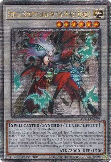 Rciela, Sinister Soul of the White Forest (Quarter Century Secret Rare) (INFO-EN039), The Infinite Forbidden — Yu-Gi-Oh! card price
