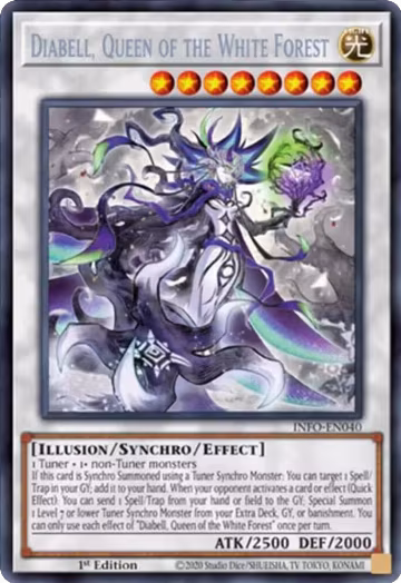 Diabell, Queen of the White Forest (INFO-EN040), The Infinite Forbidden — Yu-Gi-Oh! card price