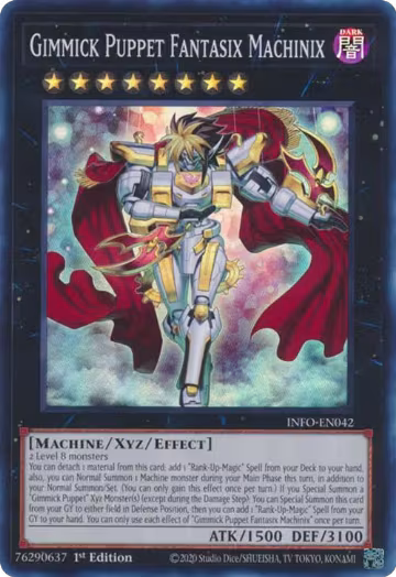 Gimmick Puppet Fantasix Machinix (INFO-EN042), The Infinite Forbidden — Yu-Gi-Oh! card price