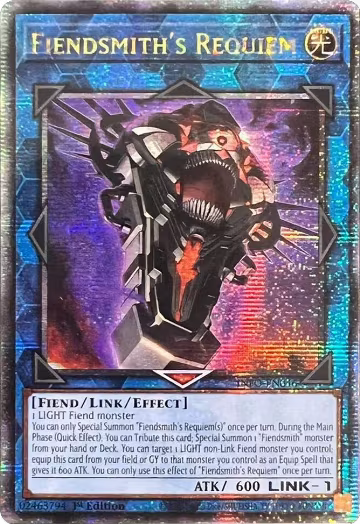Fiendsmith's Requiem (Quarter Century Secret Rare) (INFO-EN046), The Infinite Forbidden — Yu-Gi-Oh! card price