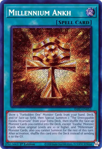 Millennium Ankh (INFO-EN053), The Infinite Forbidden — Yu-Gi-Oh! card price