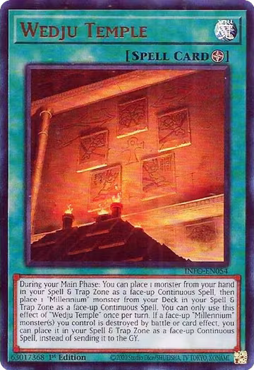 Wedju Temple (INFO-EN054), The Infinite Forbidden — Yu-Gi-Oh! card price