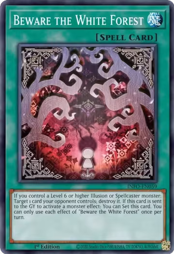 Beware the White Forest (INFO-EN059), The Infinite Forbidden — Yu-Gi-Oh! card price
