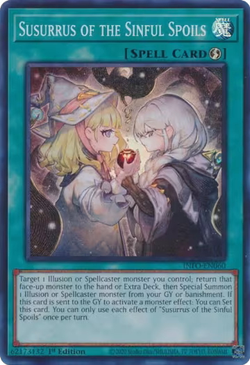 Susurrus of the Sinful Spoils (INFO-EN060), The Infinite Forbidden — Yu-Gi-Oh! card price