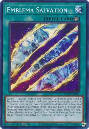 Emblema Salvation (INFO-EN063), The Infinite Forbidden — Yu-Gi-Oh! card price