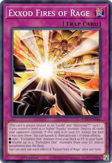 Exxod Fires of Rage (INFO-EN068), The Infinite Forbidden — Yu-Gi-Oh! card price