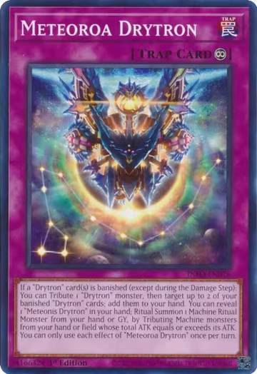 Meteoroa Drytron (INFO-EN076), The Infinite Forbidden — Yu-Gi-Oh! card price