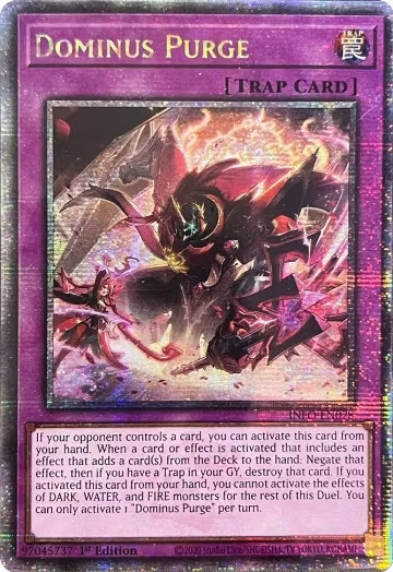 Dominus Purge (Quarter Century Secret Rare) (INFO-EN078) — card price