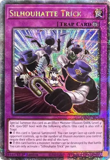 Silhouhatte Trick (Quarter Century Secret Rare) (INFO-EN079), The Infinite Forbidden — Yu-Gi-Oh! card price