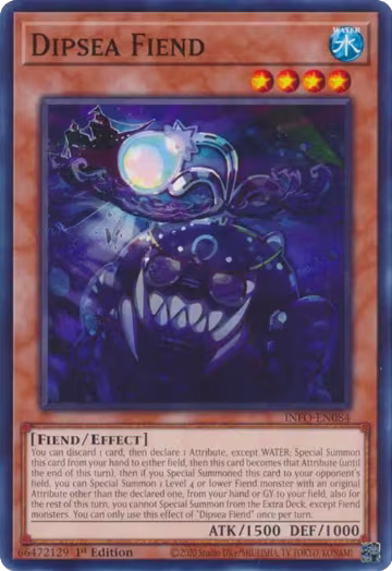 Dipsea Fiend (INFO-EN084), The Infinite Forbidden — Yu-Gi-Oh! card price