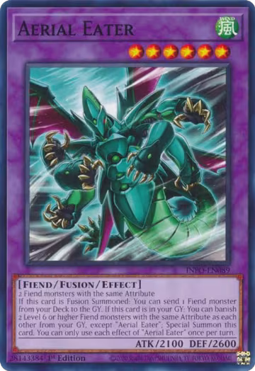 Aerial Eater (INFO-EN089), The Infinite Forbidden — Yu-Gi-Oh! card price