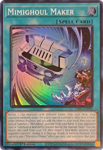 Mimighoul Maker (INFO-EN095), The Infinite Forbidden — Yu-Gi-Oh! card price