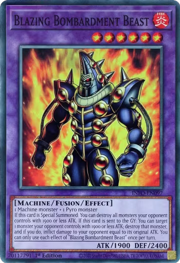 Blazing Bombardment Beast (INFO-EN097), The Infinite Forbidden — Yu-Gi-Oh! card price