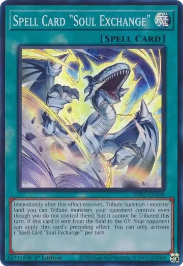 Spell Card "Soul Exchange" (INFO-EN100), The Infinite Forbidden — Yu-Gi-Oh! card price
