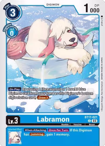 Labramon (BT17-021 C), Secret Crisis — Digimon card price