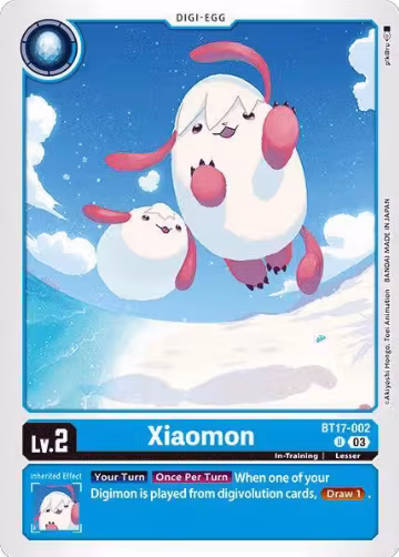 Xiaomon (BT17-002 U), Secret Crisis — Digimon card price