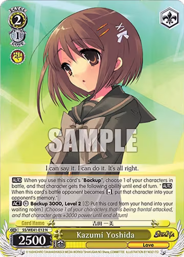 Kazumi Yoshida (SS/WE41-E12 N), Shakugan no Shana Premium Booster — Weiß Schwarz card price