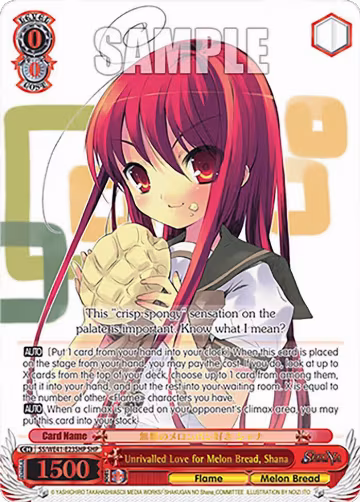 Unrivalled Love for Melon Bread, Shana (SHP) (SS/WE41-E23SHP SHP), Shakugan no Shana Premium Booster — Weiß Schwarz card price