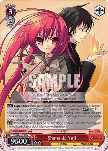 Shana & Yuji (SS/WE41-E38 N), Shakugan no Shana Premium Booster — Weiß Schwarz card price