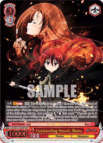 Outstanding Vessel, Shana (SHP) (SS/WE41-E39SHP SHP), Shakugan no Shana Premium Booster — Weiß Schwarz card price