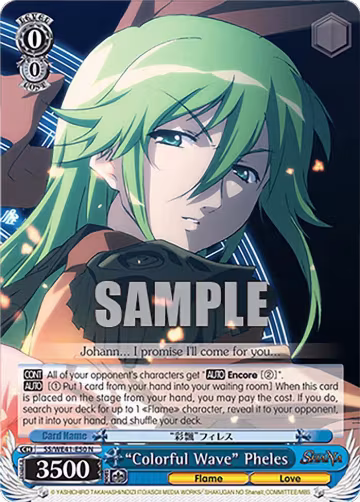 "Colorful Wave" Pheles (SS/WE41-E50 N), Shakugan no Shana Premium Booster — Weiß Schwarz card price