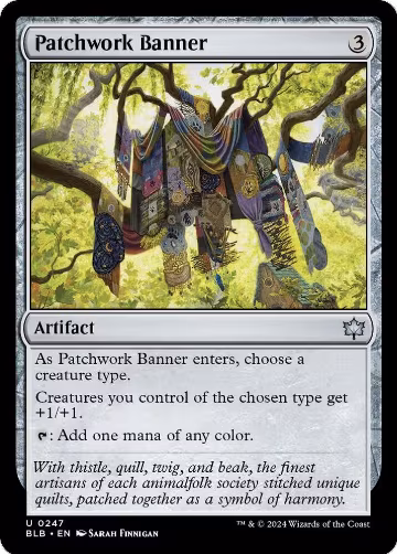 Patchwork Banner (247), Bloomburrow — Magic card price
