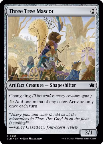 Three Tree Mascot (251), Bloomburrow — Magic card price