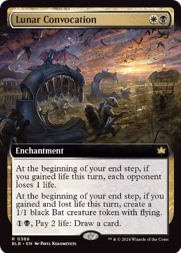Lunar Convocation (Extended Art) (366), Bloomburrow — Magic card price