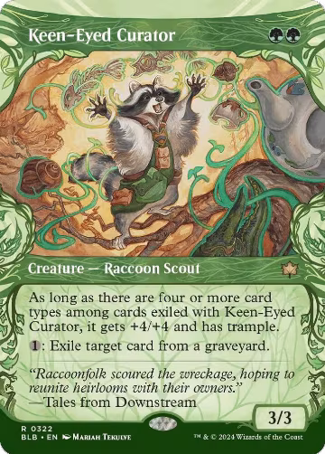 Keen-Eyed Curator (Showcase) (322), Bloomburrow — Magic card price