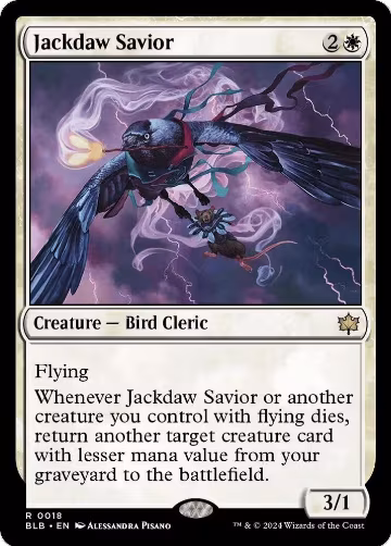 Jackdaw Savior (18), Bloomburrow — Magic card price