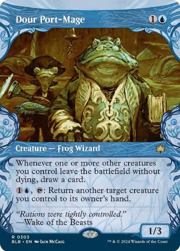 Dour Port-Mage (Showcase) (303), Bloomburrow — Magic card price