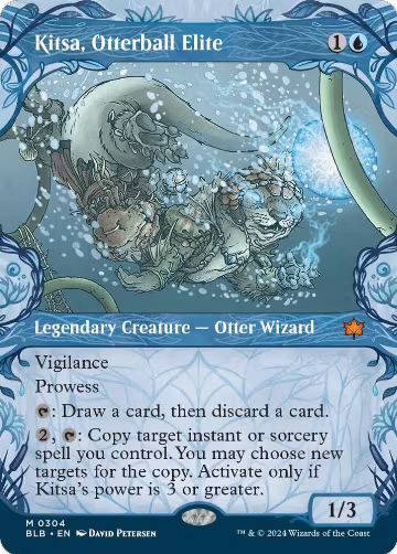 Kitsa, Otterball Elite (Showcase) (304), Bloomburrow — Magic card price