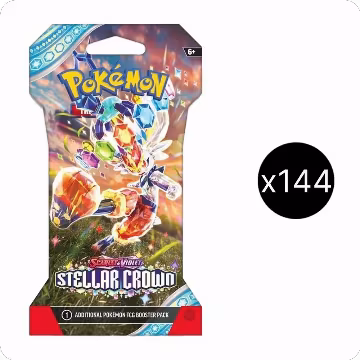 Stellar Crown Sleeved Booster Master Carton, Stellar Crown — Pokémon card price