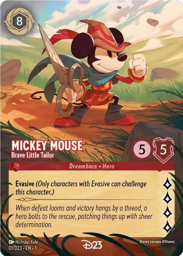 Mickey Mouse - Brave Little Tailor (Extended Art) (1) — card price