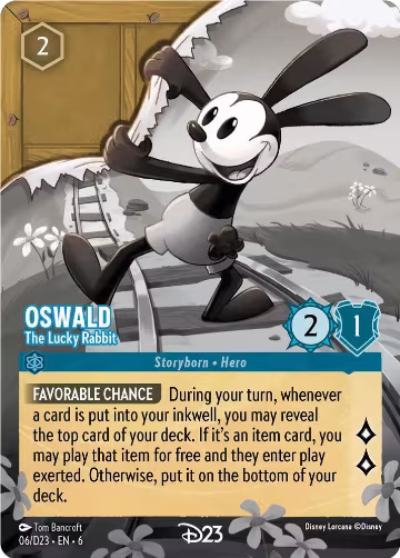 Oswald - The Lucky Rabbit (6) — card price