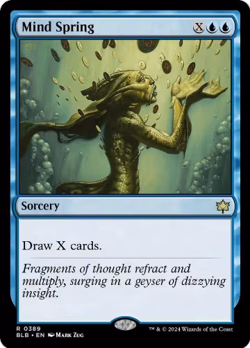 Mind Spring (389), Bloomburrow — Magic card price