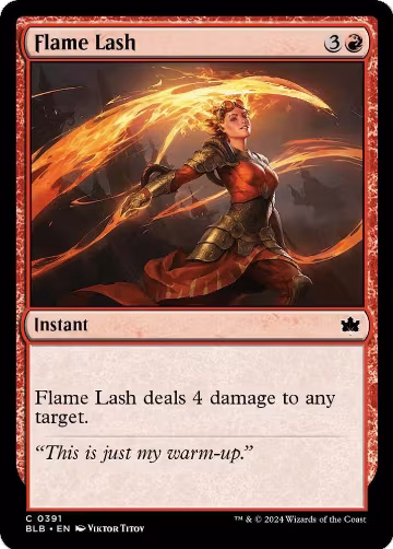 Flame Lash (391), Bloomburrow — Magic card price