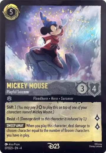 Mickey Mouse - Playful Sorcerer (7) — card price