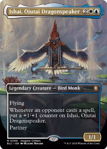 Ishai, Ojutai Dragonspeaker (Borderless) (89), Commander: Bloomburrow — Magic card price