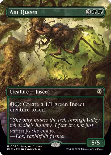 Ant Queen (Borderless) (80), Commander: Bloomburrow — Magic card price
