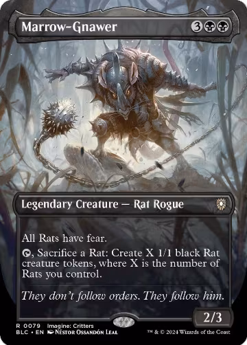 Marrow-Gnawer (Borderless) (79), Commander: Bloomburrow — Magic card price