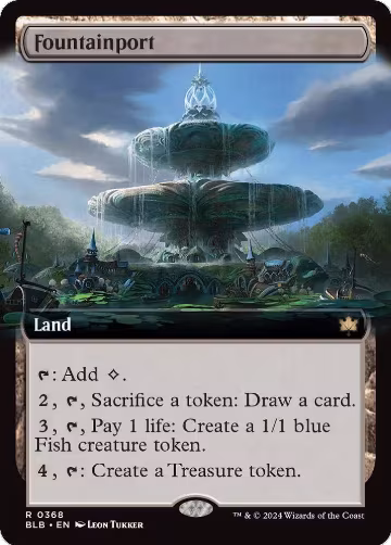 Fountainport (Extended Art) (368), Bloomburrow — Magic card price