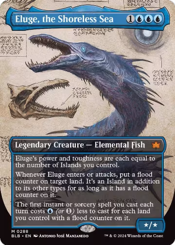 Eluge, the Shoreless Sea (Borderless) (288), Bloomburrow — Magic card price