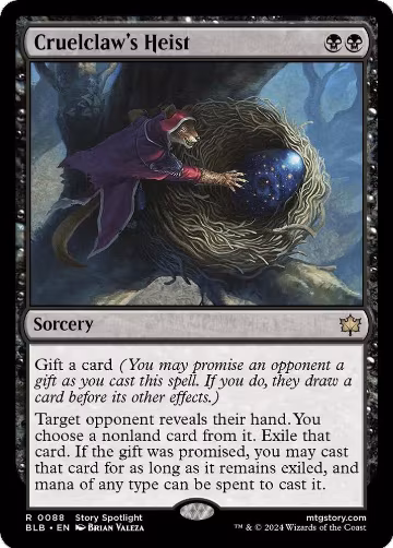 Cruelclaw's Heist (88), Bloomburrow — Magic card price
