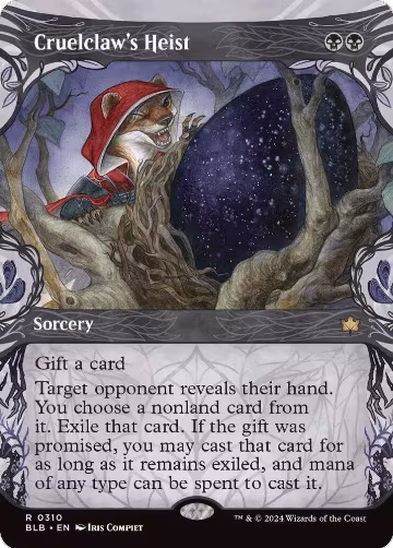 Cruelclaw's Heist (Showcase) (310), Bloomburrow — Magic card price