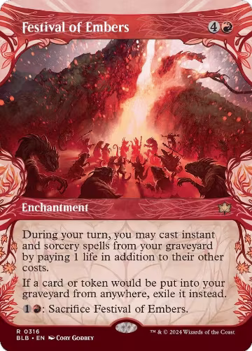 Festival of Embers (Showcase) (316), Bloomburrow — Magic card price