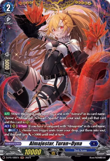 Almajestar, Turan=Dyna (D-BT09/067EN), D Promo Cards — Vanguard card price